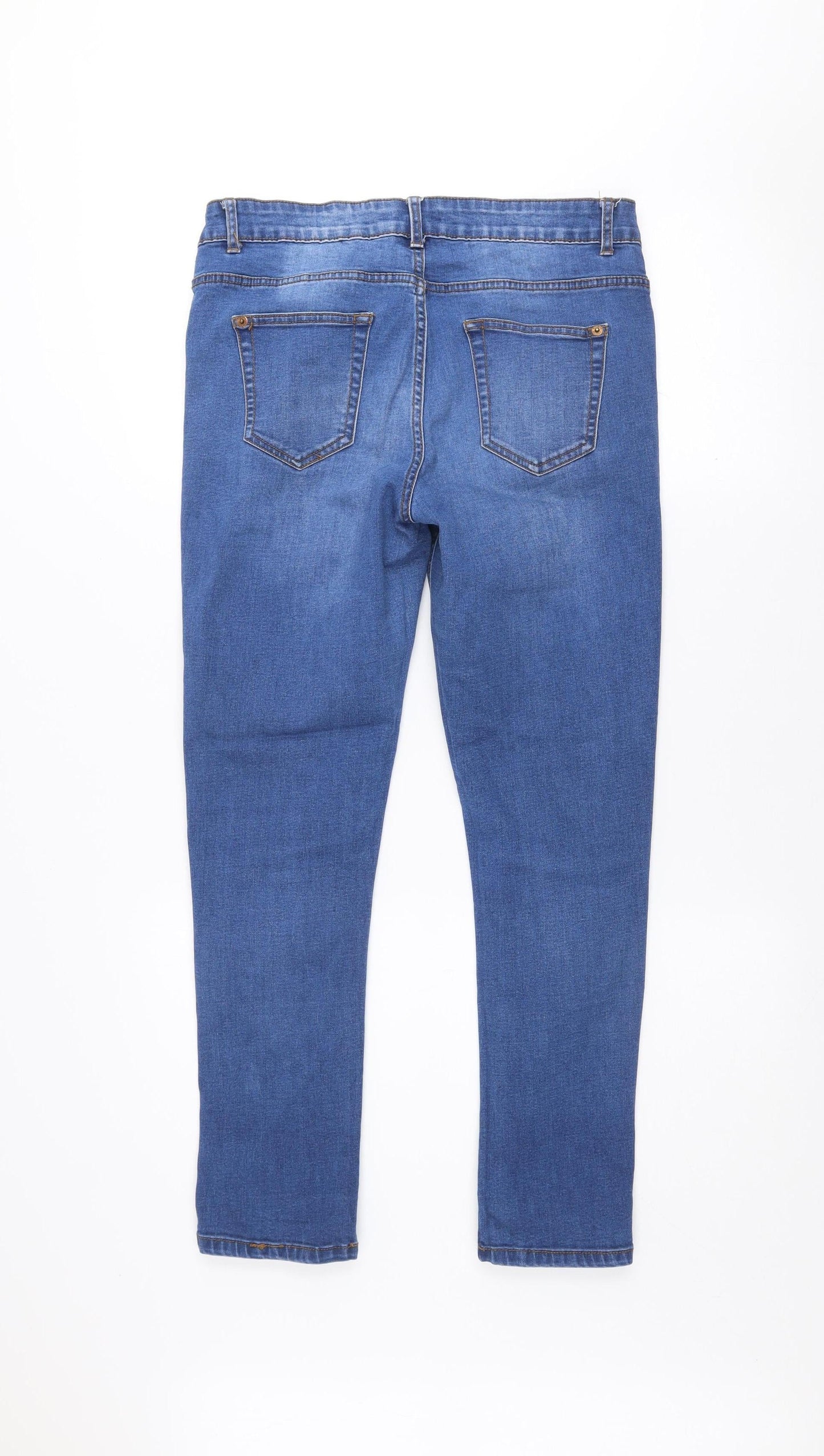 Denim Co. Womens Blue Size 14 Skinny Stretch Jeans