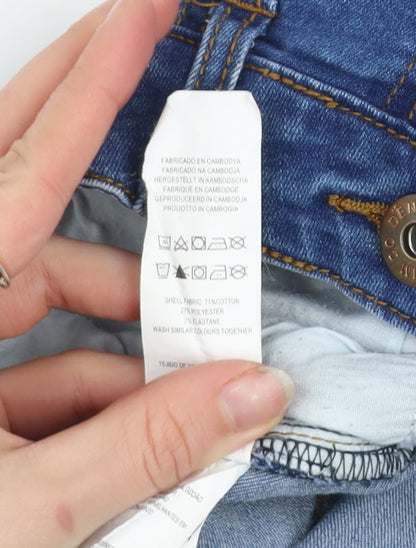 Denim Co. Womens Blue Size 14 Skinny Stretch Jeans