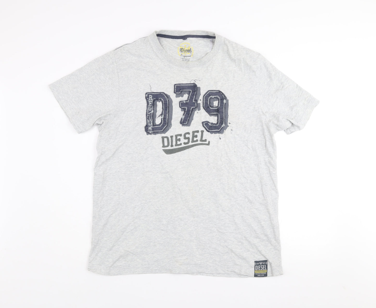 Mens UK Size XL Diesel Grey  T-Shirt