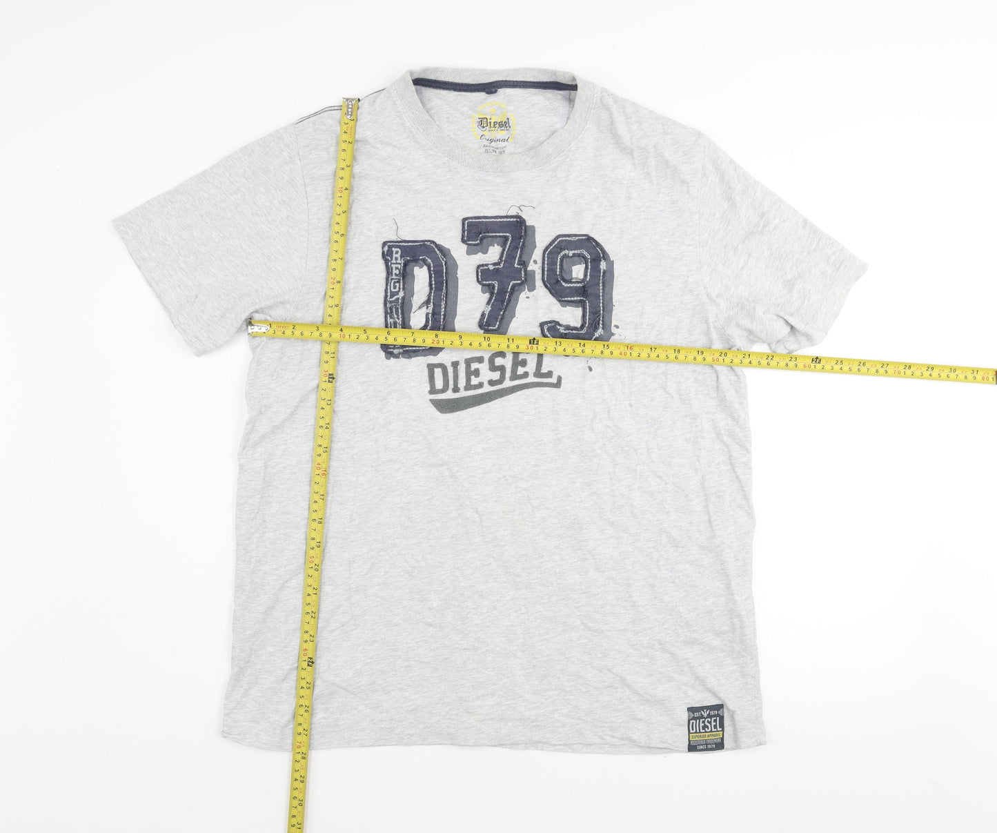 Mens UK Size XL Diesel Grey  T-Shirt