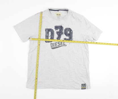 Mens UK Size XL Diesel Grey  T-Shirt