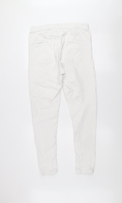 Denim Co. Women White Size 16 Skinny Stretch Jeans