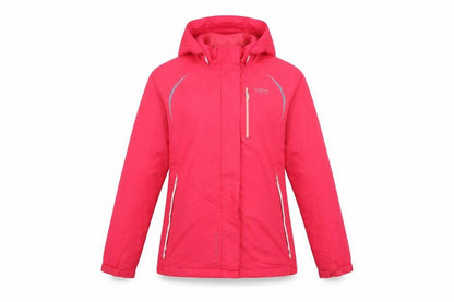 Regatta Womens Pink Waterproof Hooded Rain Jacket Size 10