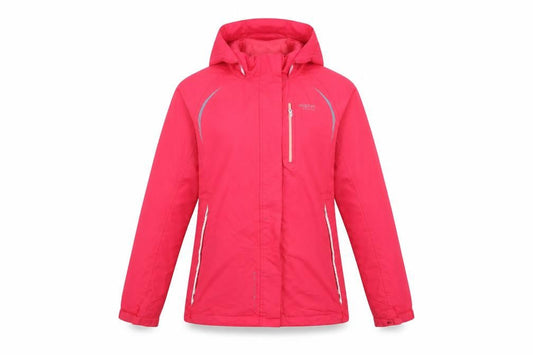 Regatta Womens Pink Waterproof Hooded Rain Jacket Size 10
