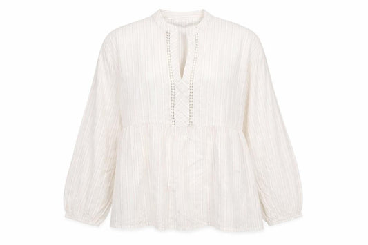 Womens UK Size M Dunnes Ivory Tunic Blouse