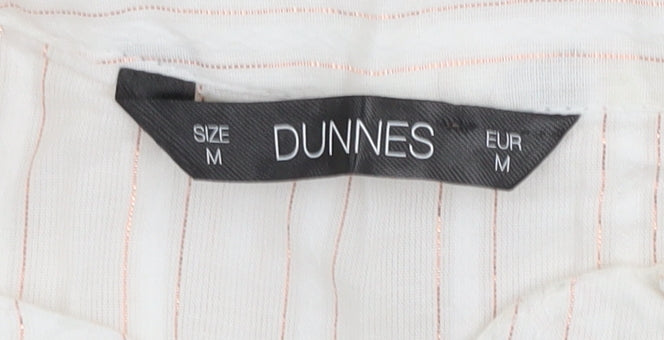 Womens UK Size M Dunnes Ivory Tunic Blouse
