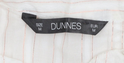 Womens UK Size M Dunnes Ivory Tunic Blouse