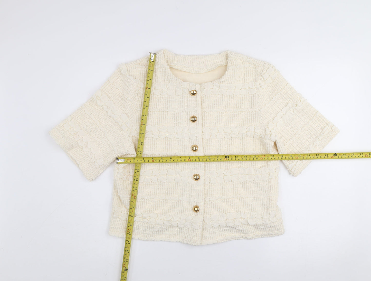 Womens UK Size M Emily & Me Ivory Basic Jacket