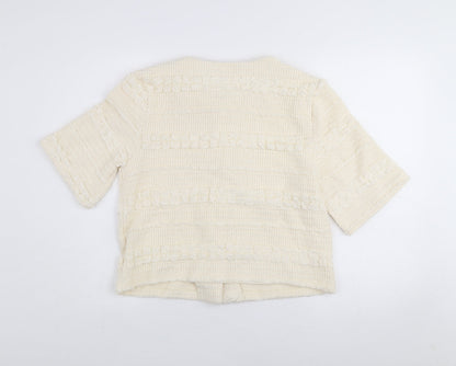 Womens UK Size M Emily & Me Ivory Basic Jacket