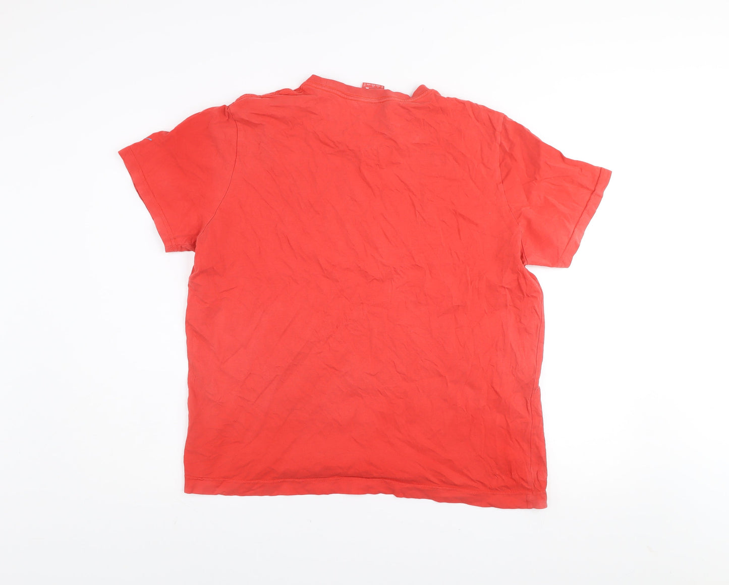 Puma Men's Red XL Crew Neck Short Sleeve Sports T-Shirt