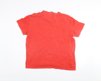 Puma Men's Red XL Crew Neck Short Sleeve Sports T-Shirt