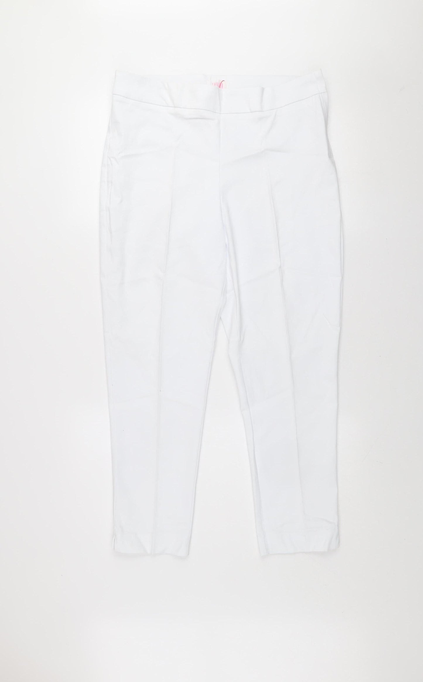 Womens UK Size 14 Savida Slim Fit Casual Business Travel White Trousers