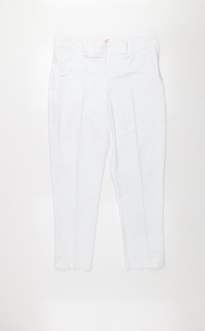 Womens UK Size 14 Savida Slim Fit Casual Business Travel White Trousers