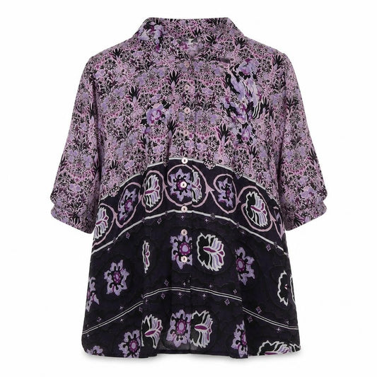 Womens UK Size 12 Gerry Weber Multicoloured Tunic Blouse