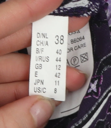 Womens UK Size 12 Gerry Weber Multicoloured Tunic Blouse
