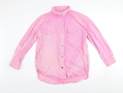 Womens UK Size 14 NEXT Pink Basic Jacket