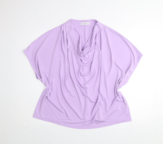 Womens UK Size XL Gallery Purple Camisole Blouse