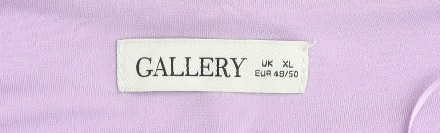 Womens UK Size XL Gallery Purple Camisole Blouse