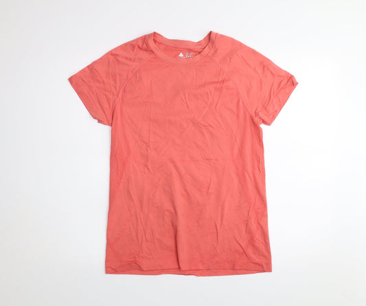 Womens UK Size 14 Dunnes Stores Pink Gym & TrainingRunning & JoggingYoga T-Shirt