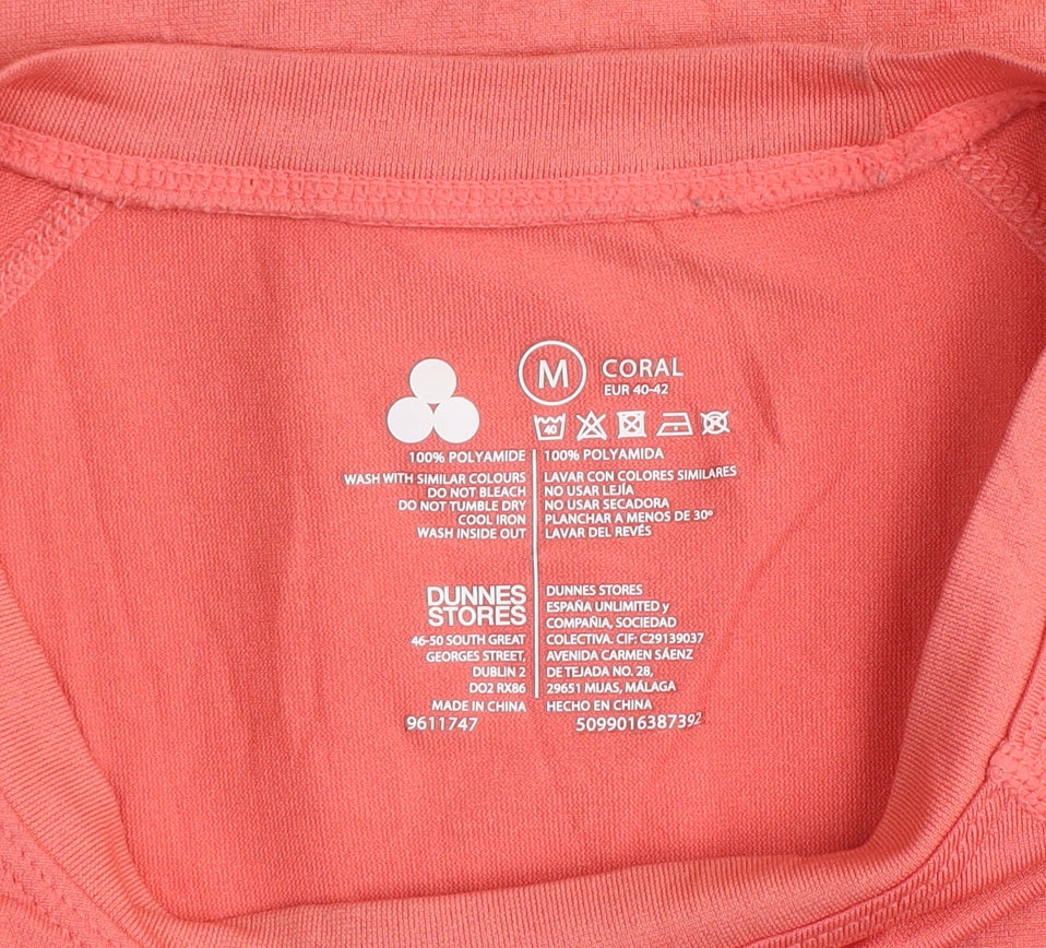 Womens UK Size 14 Dunnes Stores Pink Gym & TrainingRunning & JoggingYoga T-Shirt