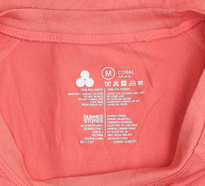 Womens UK Size 14 Dunnes Stores Pink Gym & TrainingRunning & JoggingYoga T-Shirt