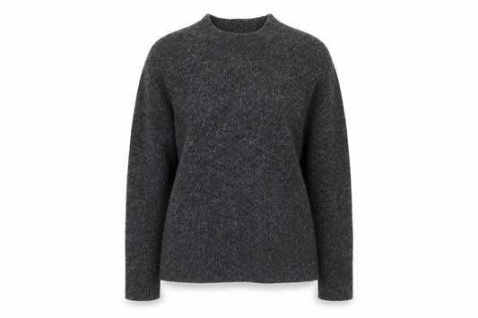 Womens UK Size M Pieces Grey Pullover Jumper