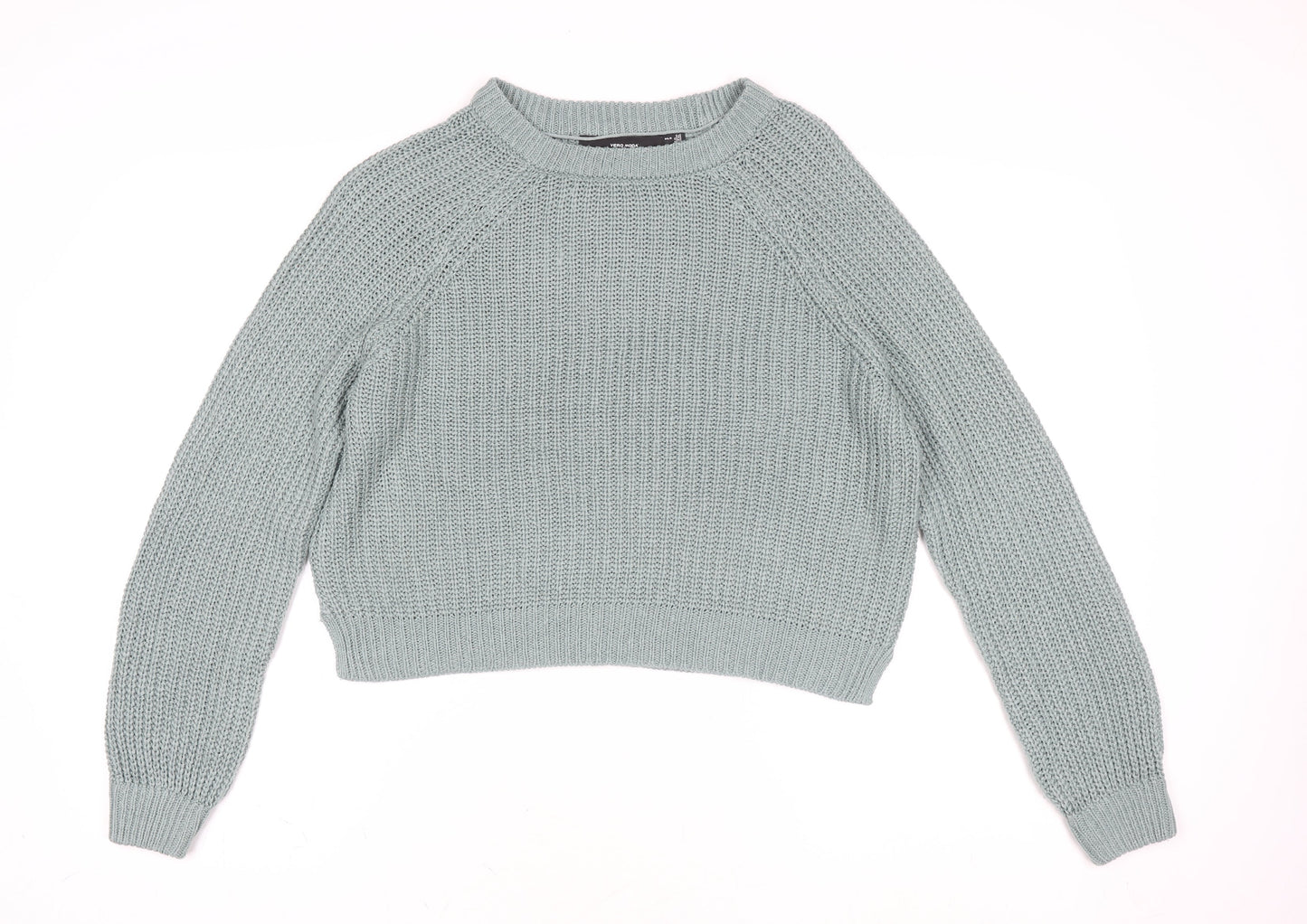 Womens UK Size S VERO MODA Green Pullover Jumper