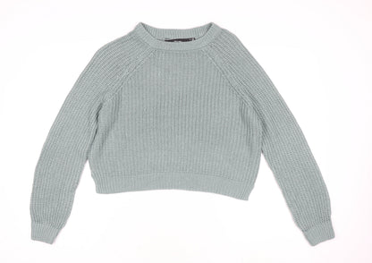 Womens UK Size S VERO MODA Green Pullover Jumper
