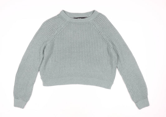 Womens UK Size S VERO MODA Green Pullover Jumper