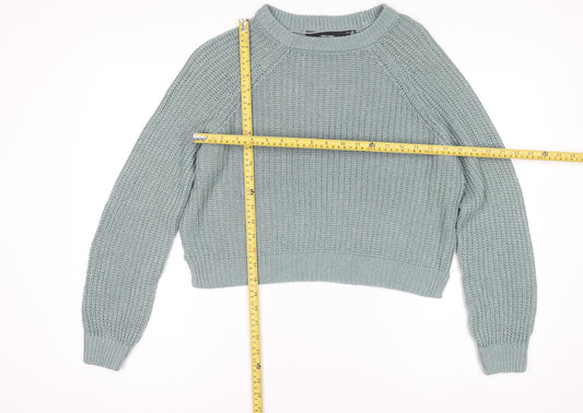 Womens UK Size S VERO MODA Green Pullover Jumper