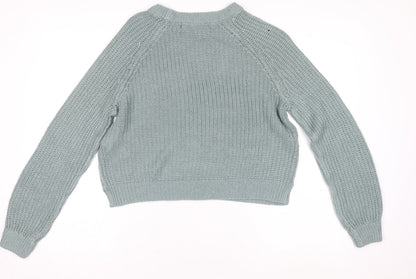 Womens UK Size S VERO MODA Green Pullover Jumper
