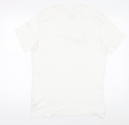 Mens UK Size M Nike White  T-Shirt