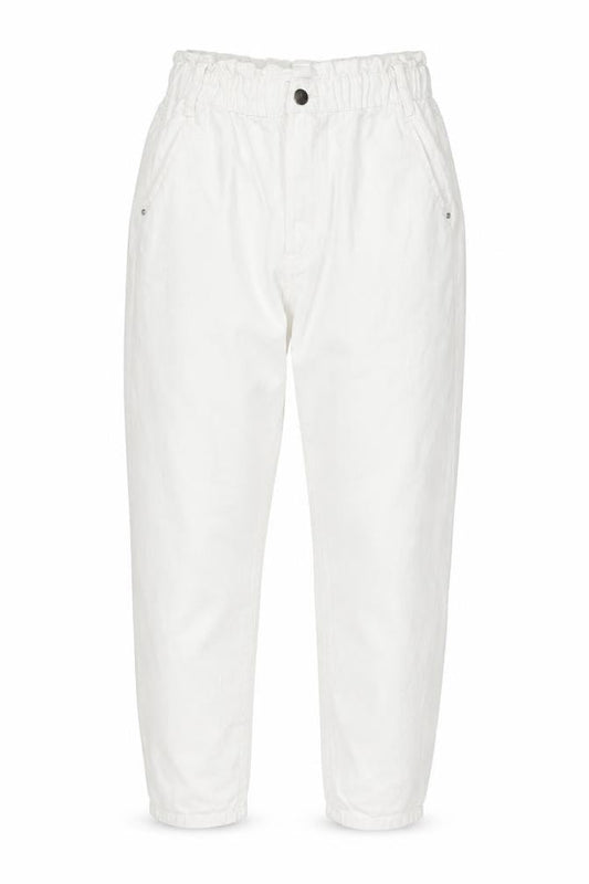 Womens UK Size 8 Savida Relaxed Fit Mom White Jeans