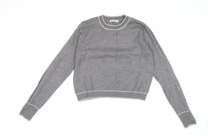 Womens UK Size S Theo & Spence Grey Pullover Jumper