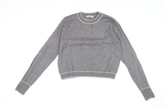 Womens UK Size S Theo & Spence Grey Pullover Jumper