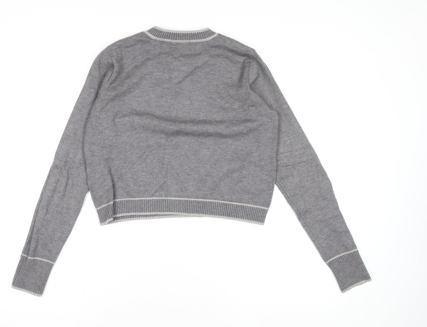 Womens UK Size S Theo & Spence Grey Pullover Jumper