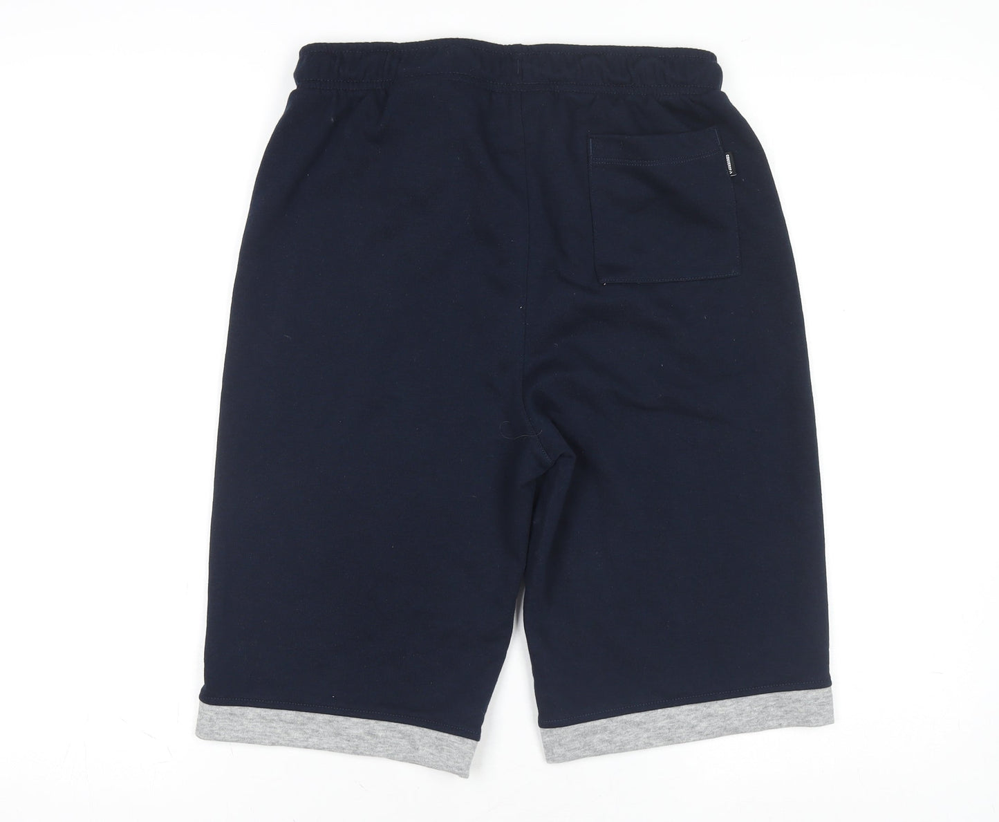 Converse Boys Navy Sweat Shorts XL 13-15 Years Athletic Drawstring