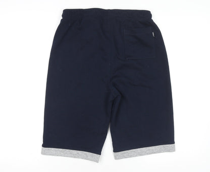 Converse Boys Navy Sweat Shorts XL 13-15 Years Athletic Drawstring