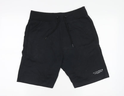 McKenzie Men's Black Athletic Shorts Size L Drawstring Waist