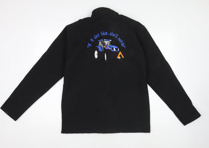 Mens UK Size M Kobra Black Soft Shell