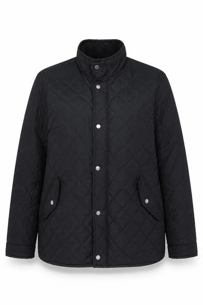 Stone Bay Women’s Black Quilted Mid-Length Jacket XL