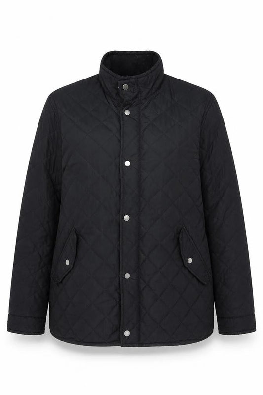 Stone Bay Women’s Black Quilted Mid-Length Jacket XL
