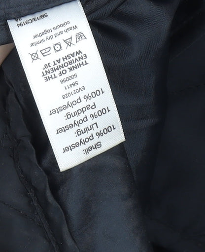 Stone Bay Women’s Black Quilted Mid-Length Jacket XL