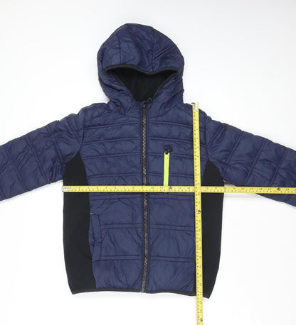 Boys UK Size 10 Years Michael Kors Blue Basic Jacket