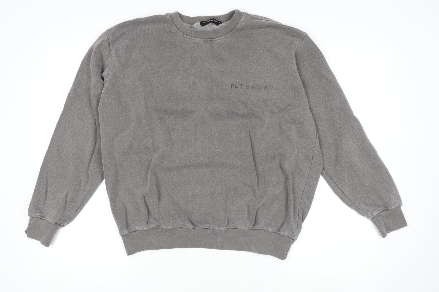 Womens UK Size M PRETTYLITTLETHING Grey Pullover Jumper