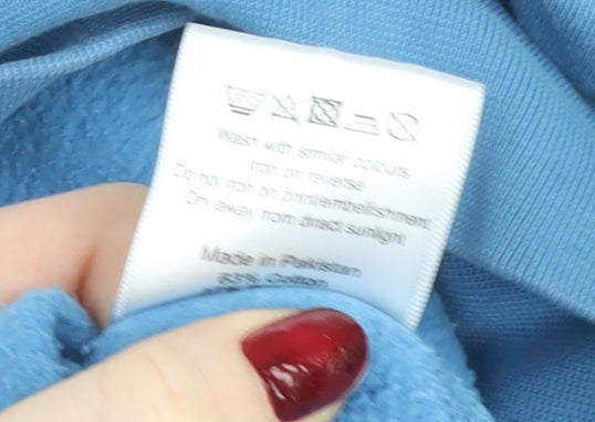 Womens UK Size M NICCE Blue Pullover Jumper