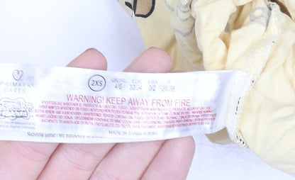 Primark Womens Yellow SpongeBob Cartoon T-Shirt Size 2XS