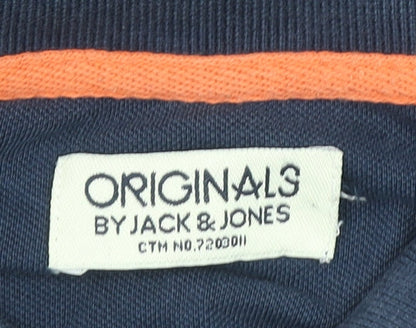 Mens UK Size L JACK & JONES 100% Cotton Polo Shirt