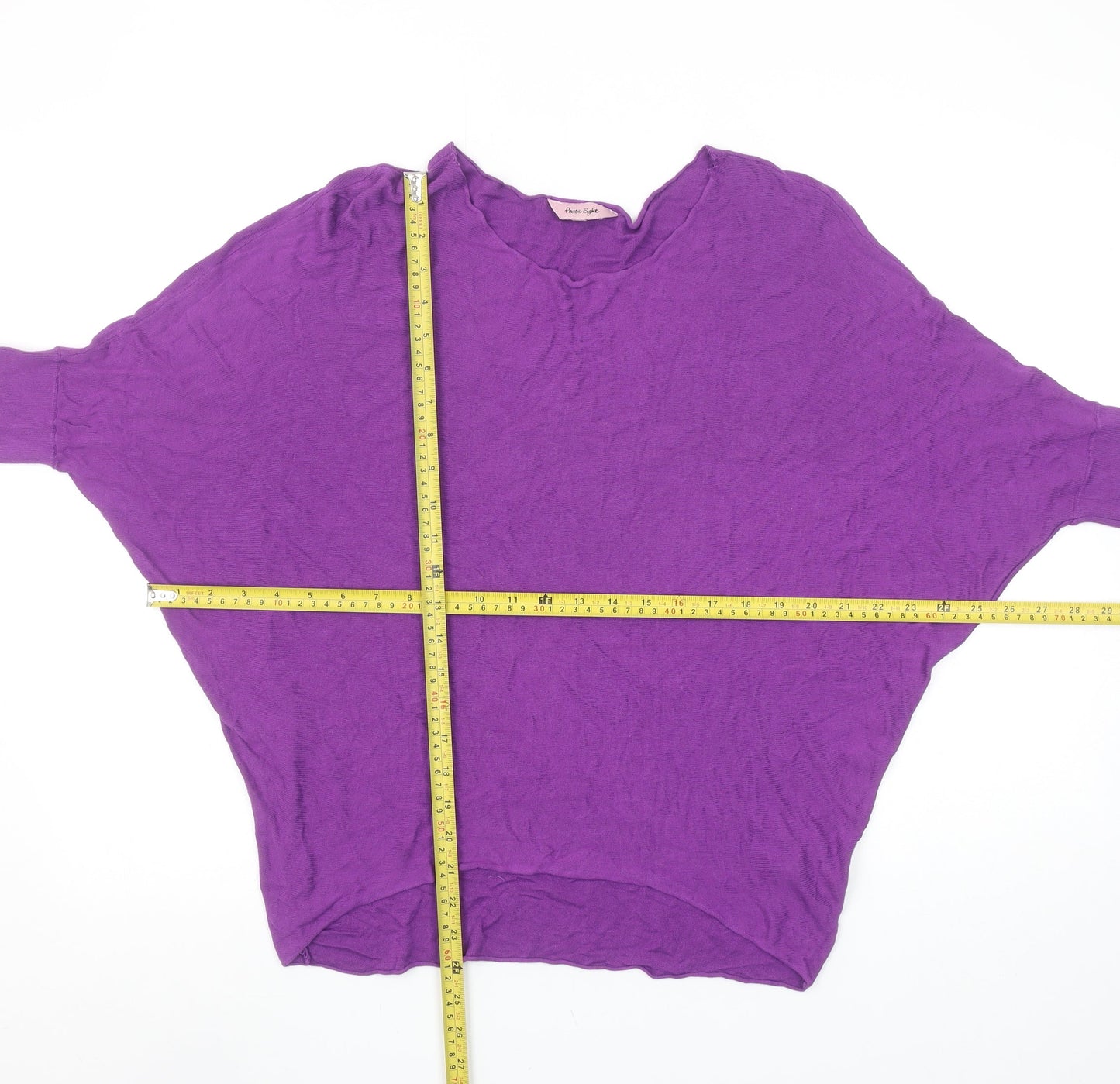 Womens UK Size M Phase Eight Purple Batwing Blouse