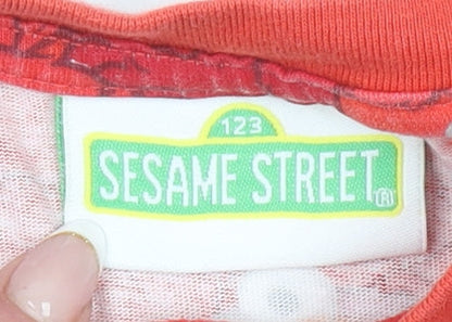 Next Unisex Baby Red Elmo Sesame Street Cotton T-Shirt 12-18 Months